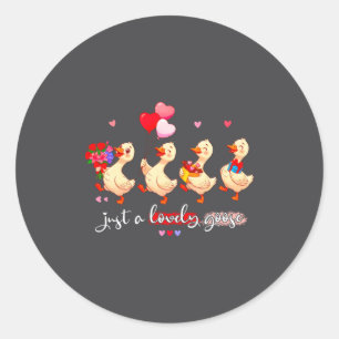 Adesivo Apenas Um Ganso Adorável Equipe Animal Boba Valent