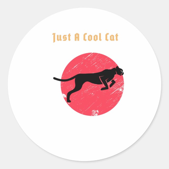 Adesivo Apenas um Legal Gato - Pantera (Frente)