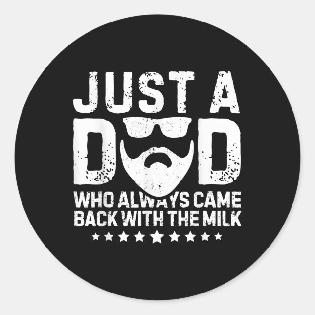 Adesivo Apenas Um Pai Que Sempre Voltou Com A Banheira De  (Frente)