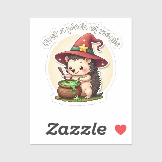 Adesivo Apenas um pinto de pinto mágico - punhal de porco  (Folha)