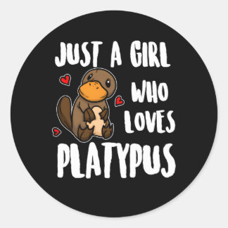 Adesivo Apenas Um Que Ama Platypus Platypus