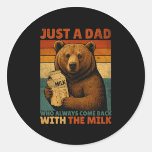 Adesivo Apenas Um Urso Pai Que Sempre Veio Com O Leite F