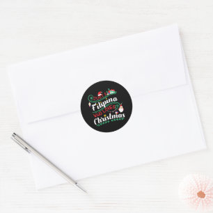 Adesivo Apenas uma Filipina que ama o Natal