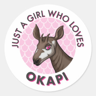 Adesivo Apenas uma garota que ama Okapi, Okapi Obsession L