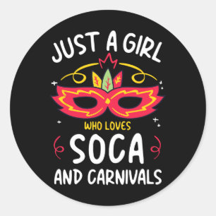 Adesivo Apenas Uma Menina Que Ama Soca E Víblias De Carnav