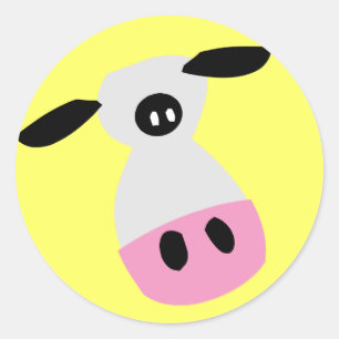 Adesivo Apenas uma vaca