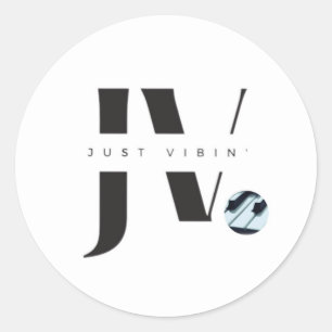 Adesivo Apenas Vibin' Contemporâneo Sticker