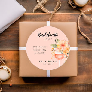 Adesivo Aperol Spritz Floral Festa de solteira