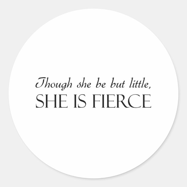Adesivo Apesar De Ser Pouco, Ela É Imersa (Frente)