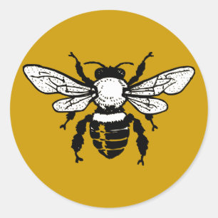 Adesivo Apis Mellifera Honeybee Sticker