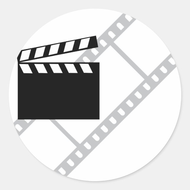 Adesivo aplauso de cinema hollywood (Frente)
