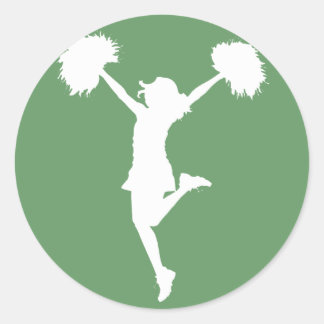 Adesivo Aplausos de cheerleader com plano de fundo persona