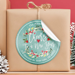 Adesivo Aplausos para o Ano Novo Feliz Natal