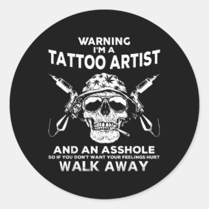Adesivo Aplicativo de Tatuagem de Artista de Tatuagem de T