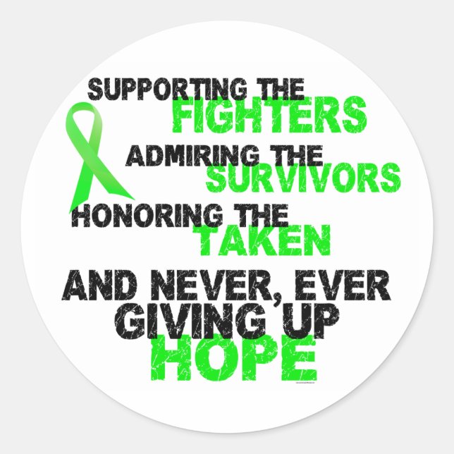 Adesivo Apoiando Admirando Honrando 3 LYMPHOMA (Frente)