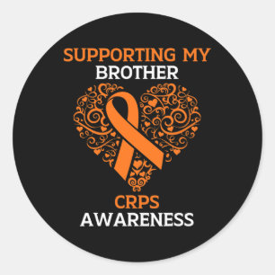 Adesivo Apoiando o Meu Irmão RSD - Consciência CRPS Mês