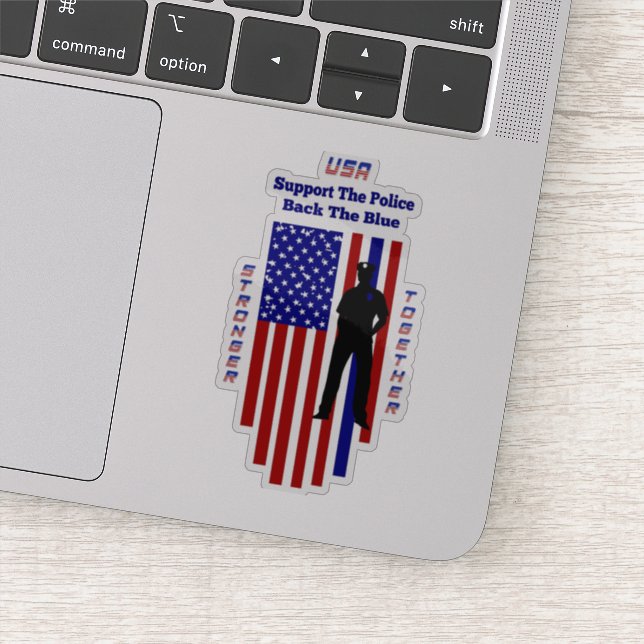Adesivo Apoiar A Polícia (Detalhe)