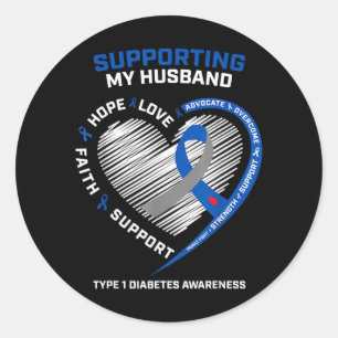 Adesivo Apoiar Marido Diabético Tipo Um Diabetes Tipo 1