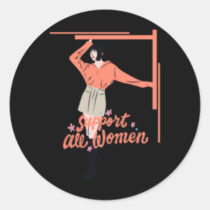Adesivo Apoiar Todas as Mulheres 2