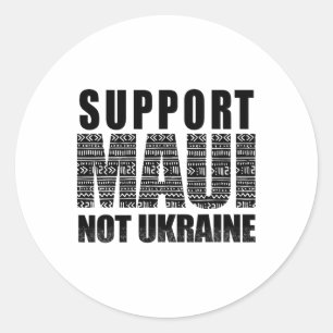 Adesivo Apoie Maui Não a Ucrânia 1