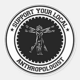 Adesivo Apoie seu antropólogo local