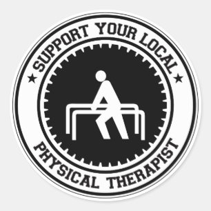Adesivo Apoie seu fisioterapeuta local