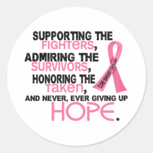 Adesivo Apoio a Admiração Honrando 3.2 Cancer da Mama