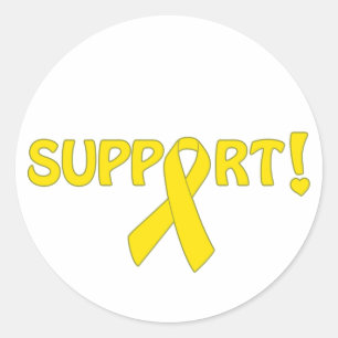Adesivo Apoio amarelo da fita!