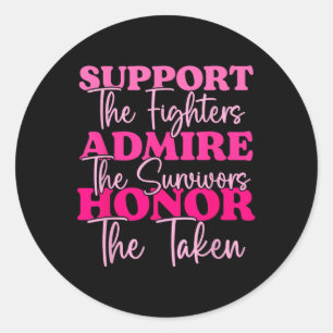 Adesivo Apoio ao cancer de mama Admire Honra Cancer A