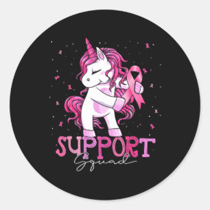 Adesivo Apoio ao cancer de mama Esquadrão Camisa Cancer
