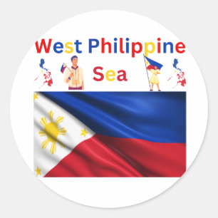 Adesivo Apoio as Filipinas no Mar das Filipinas Ocidental