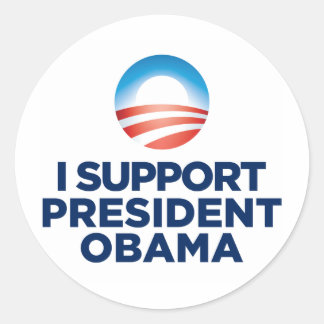 Adesivo Apoio o Presidente Obama