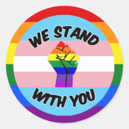 Adesivo Apoio transgênero