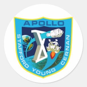 Adesivo Apollo 10:  À lua outra vez!