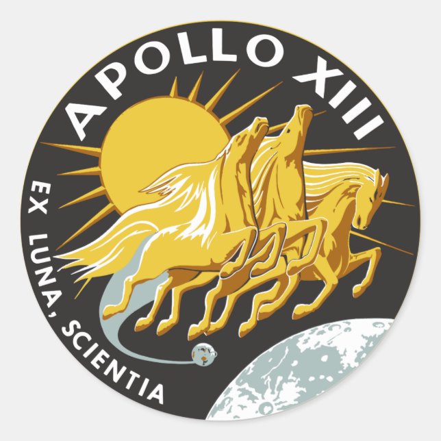 Adesivo Apollo 13 Sticker (Frente)