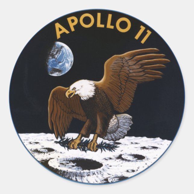 Adesivo Apolo 11 (Frente)