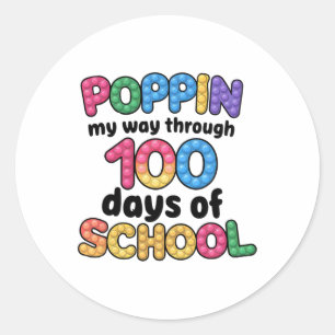 Adesivo Apontar O Meu Caminho Através De 100 Dias De Escol