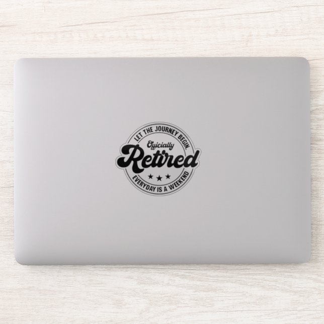 Adesivo Aposentação (Computador)