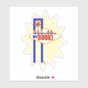 Adesivo Apostar No Meu Livro Do Logotipo Divertido De Auto