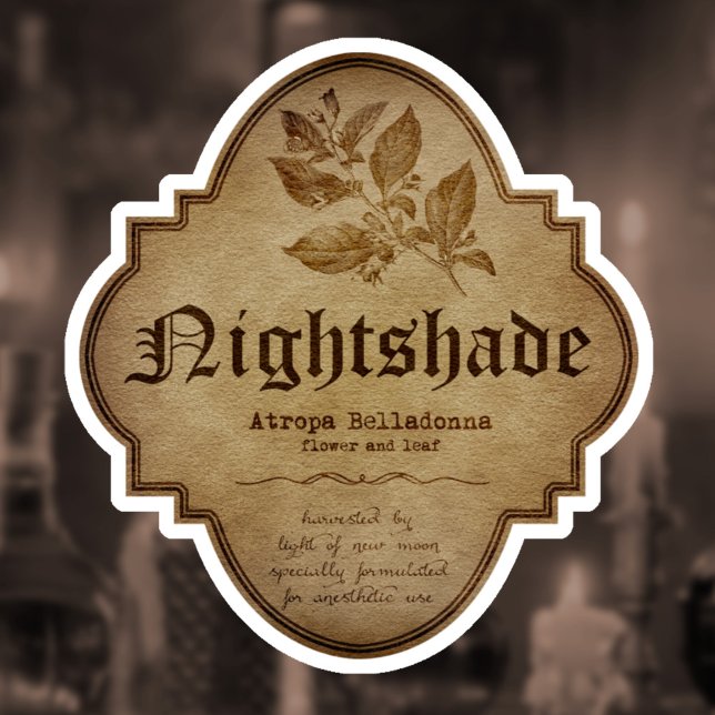 Adesivo Apóstecário de Nightshade DC (Criador carregado)