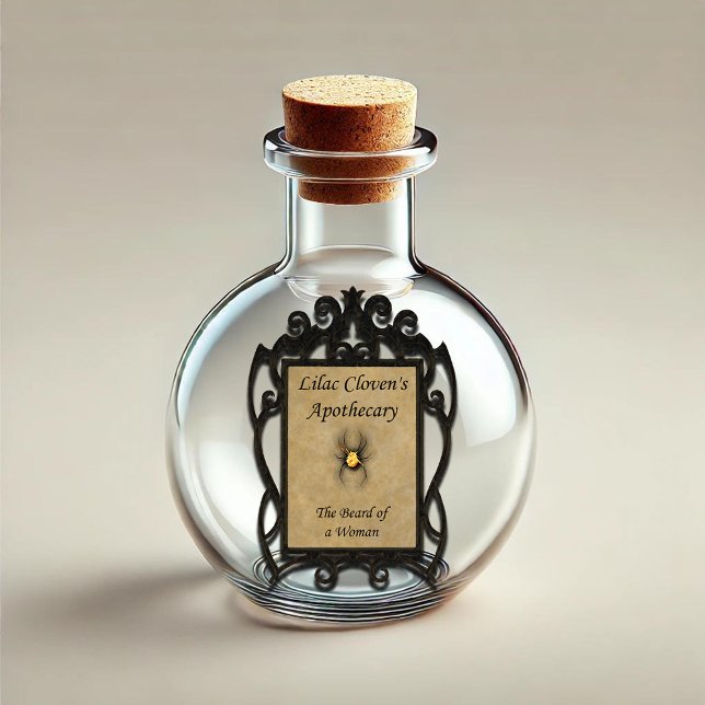 Adesivo Apoteado de Lilac Cloven: Barba de uma Mulher (Criador carregado)