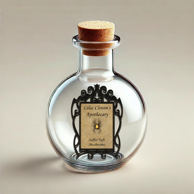 Adesivo Apoteado de Lilac Cloven: Cogumelos Tuft Sulfur (Criador carregado)