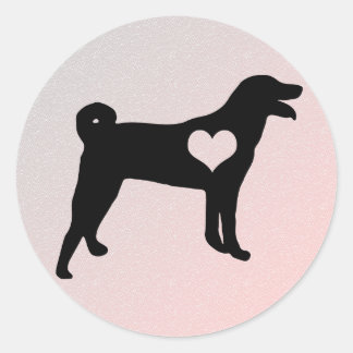 Adesivo Appenzeller Sennenhund Heart Stickers
