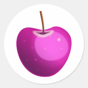 Adesivo Apple cor-de-rosa