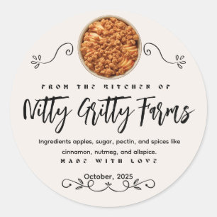 Adesivo Apple Crisp Jam preserve Canning Custom Label (Eti