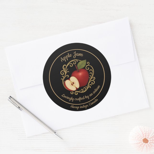 Adesivo Apple Ember – Artisan Jam Label (Envelope)