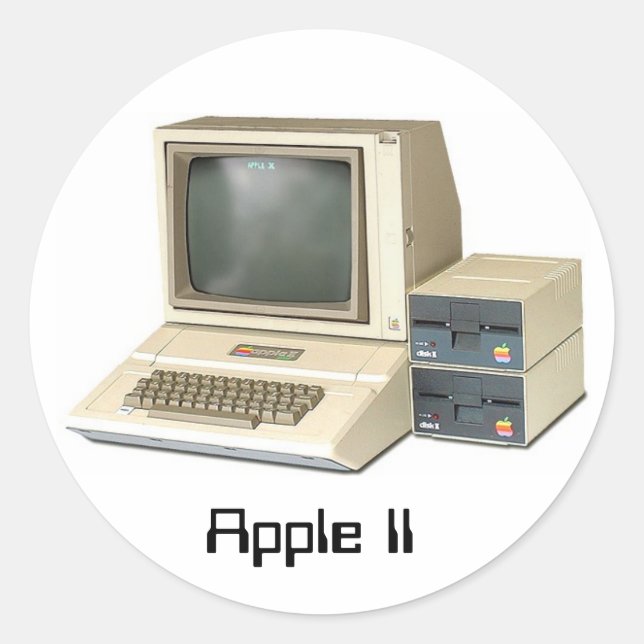 Adesivo Apple II (Frente)