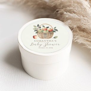 Adesivo Apple of Our Eye Chá de fraldas Favor Stickers