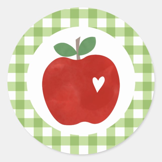 Adesivo Apple of our Eye First aniversário Paper Plates (Frente)