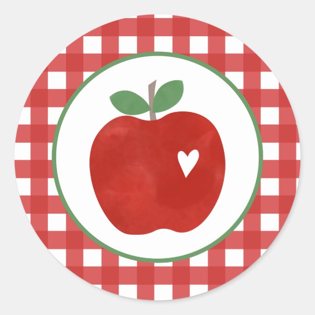 Adesivo Apple of our Eye First aniversário Paper Plates (Frente)